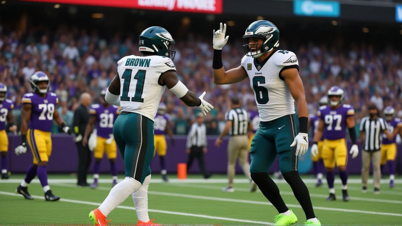 Eagles edge Packers 10-7 in defensive slugfest, Hurts-to-Smith TD seals win